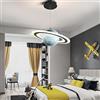 PAKFAN Astronauta moderna lampada a sospensione, dimmerabile creativo LED camera dei bambini pianeta lampadario a sospensione, illuminazione a soffitto vivaio, LED camera dei bambini Lam (3 colori dimmerabil