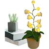 Générique Artificial Flower Lights, Lily Bedside Lamp, 4,53 x 4,53 x 14,96 in Cozy Night Light, Elegant & Romantic Touch, Soft Ambient Lighting for Home, Bedroom, Living Room, Nursery, Hotel, Workplace, Party