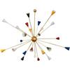 STILNOVOLIGHT Enorme lampadario Sputnik Midcentury nello stile di Stilnovo 24 Arms Sputnik Light Fixture