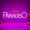 Allball Insegna al neon del cinema Paradiso, luce al neon a LED alimentata tramite USB, dimmerabile, per home cinema, decorazione per feste notturne, regalo per amanti del cinema (40 x 25 cm)