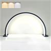 WMFASBAG Luce mezzaluna per scrivania unghie Lampada a unghie Lampada per unghie (colore TRI nero) (luce color Tri Black)