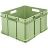 keeeper cassetta di trasporto keeeper con maniglie, Euro-Box XXL, 52 x 43 x 28 cm, Bruno Eco Line, verde (Eco Grass Green)