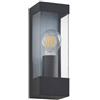 Lindby Applique da esterni dimmerabile (Moderno) colore Nero, in Acciaio Inox parete esterna/parete casa abitazione terrazzo und balcone