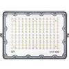 O.N Faretto Solare da Esterno con Luce Fredda, Faro LED con Pannello Solare e sensore per accensione Automatica, Lampada LED da Parete con fotovoltaico 4000K 2000lm