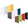 probath Tenda avvolgibile oscurante con cassetta e barre laterali - 100% oscuramento - Ampia scelta - 18 misure - 12 colori - Senza fori (50 x 150 cm, bianco)