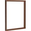 Bildershop-24 Cornice per giunti ombreggiati Lamia 80x80cm, rovere marrone, Kit di autoassemblaggio fai da te