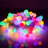 Luccika Home Catena Luminosa LED, Sfere Decorative 2 cm, 10 Metri, 8 Giochi di Luce, Telecomando, Timer, IP44 Interno/Esterno (Multicolore)