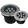 GUODDM Luci Interrate - Lampada da Giardino A LED, Faretto da Pavimento, Faretti da Terra in Acciaio Inossidabile da 12 V, Faretto da Incasso per Esterni Impermeabile IP67(Blue,3W)