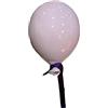 Generico Palloncini da parete grandi 20 cm in ceramica fatti a mano da artigiani salentini e da parete (glicine)