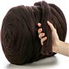 MeriWoolArt® 100% Merino Lana XXL Filato Grosso 4-5cm Spesso Soffice, Feltro, Fai Da Te Regalo di Natale Coperta Maglia Grossa per Bambino