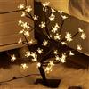 Syfunlv Fiori di Ciliegio Luce Decorative,Luci di Fiori di Ciliegio,48pcs LED Romantico Romantico a Forma di Albero di ciliegio Lampada Decorazione,Bianchi Caldi,per caffè della Festa Domestica