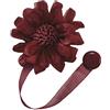 Home Collection MAF114 Calamita Fiore, Poliestere, Bordeaux, 28x9x3.5 cm