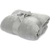 Lumaland Coperta accogliente 220x240cm in 100% pile di corallo | Coperta da divano calda e traspirante in fibre particolarmente morbide per rilassarsi in casa o all'aperto