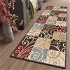 LYYK tappeti passatoia corridoio Moderno Antiscivolo Lavabile Antimacchia Motivo Geometrico Tappeto Antiscivolo Bagno per Soggiorno Camera da Letto Cucina Bagno, 100x220cm Color13