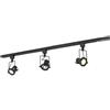 QAZQA suplux - Faretto Industriale - 3 luce - L 100 cm - Nero - Industriale,Moderno - Soggiorno I Camera da letto I Sala da Pranzo I Cucina