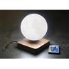 DiProgress Lampada Luna a levitazione magnetica con superficie fedele in 3D, base effetto legno e Illuminazione LED multicolore con telecomando IR