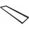 KOLORENO Pannello LED, telaio montaggio a parete per plafoniere, 120 x 30 cm nero