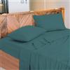 NARCISO - Lenzuola Una Piazza e Mezza 100% Cotone Made in Italy, Completo Letto Composto da 1 Lenzuolo Sotto con Angoli 130x200, 1 Lenzuolo Sopra 190x290, 1 Federa Cuscino 50x80cm (Ottanio)