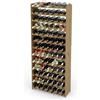 LENMAR Serie RW Portabottiglie in Legno per Bottiglie RW-3-91 172x72x26.5 13 Letti per 91 Bottiglie Vino Portabottiglie