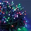 LuminalPark Catena 25,5 m, 360 miniled LED Ø 3 mm Multicolor Plus (Colori Rosso, Porpora, Verde, Blu), Cavo Verde, con Controller 8 Giochi Catena Natalizia, luci Colorate, Decorazione Luminosa