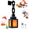 Generic Lampada Notturna A Lanterna 3d Pixelata - Lampada Led D'atmosfera Ricaricabile Usb A 16 Colori Con Controllo Touch E Telecomando - Montaggio A Parete O Da Tavolo, Perfetta Per Camera Da Letto light-c