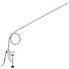 DA LIGHT Lampada da scrivania a LED, braccio orientabile, lampada da lettura, 300lm 3,5W 6400K 48LED, protezione per gli occhi, in metallo, lampada da tavolo, da scrivania, per lettura, ufficio
