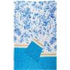 Bassetti Immagine del prodotto Granfoulard Telo Arredo Copridivano, per Divano in Cotone, Copritutto, Vari Usi (Copriletto, Picnic, Tenda, Copritavolo) (IBISCUS TATTOO Blu B1, cm 270x270)