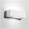 C F ORIGINAL APPLIQUE IN GESSO CERAMICO DI FORMA RETTANGOLARE PER 1 E14 CSF527