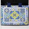 PETTI Artigiani Italiani - Accessori Tessili da Cucina, Copriforno 40x50 cm in Microfibra, Copri forno Moderno in Stampa Digitale Vietri Blu, 100% Made in Italy