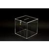 Cavinato Acrylics - Urna Scatola Box Salvadanaio in Plexiglass Trasparente cm 30x30x30