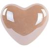 Generic 12 magneti calamite in resina per bomboniera ideali per bomboniere nascita laurea comunione cresima vari soggetti e animali (Cuore Cipria Perlato 4cm)