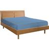 fashion home Pagano Lenzuolo Sotto con Angoli ed Elastici 100% Cotone, Made in Italy, Matrimoniale Celeste misure 170/180 cm x 190x200 cm + 25 cm