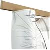 TENDAGGIMANIA Binario Tenda Soffitto/Parete Piatto Lunghezza 100 CM TORTORA -Ideale anche per Tende ad Onda - Bastone Completo di Tappi Laterali - Personalizzabile- Movimento Manuale
