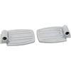F Fityle Resistente poggiapiedi per Sedia a rotelle, Pedale per Sedia a rotelle Manuale Rimovibile AntiGraffio, Ricambio, Accessori universali per Sedia a - Foro in Metallo da 1,9 cm