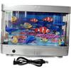 Gralara Acquario finto LED Luce notturna Acquario artificiale per pesci, Imitazione del paesaggio marino, Lampada notturna d'atmosfera Luce ambientale per, Pesce