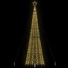 Capwee Albero di Natale Luminoso Albero di luci da Esterno Albero Natale da Esterno LED Luci con Giochi di Luce Struttura in Metallo Decorazione Natalizia -Bianco caldo-500 cm