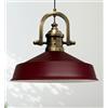 Bamyum Lampadario a Sospensione Vintage Industriale - 40 cm Diametro, Lampada Cucina Bordeaux