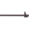 CINTACOR | Aste per Tende Senza Forare, Bacchette a Molla, Bastoni per Tende Allungabili Decorative con Ganci Finestre, Installazione Facile a Pressione | Diametro 9mm |1 unit | Sfera Marrone, 40-60cm