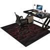 Tkuhknag Tappeto per Sedia Ufficio Gaming Tappetino per Pavimenti 120 x 140 cm Tappetini per Sedia da Ufficio per Pavimenti Antiscivolo Protettivo Rettangolare Tappetino di Protezione per Pavimento