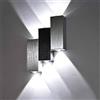 Chao Zan Alluminio Applique da parete Interno Moderno, 6W bianco freddo 6000k LED
