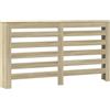 vidaXL Copertura Termosifone Rovere Sonoma 149x20x82 Legno Multistrato