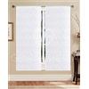 GBiancheria COPPIA TENDE KIRA RICAMATE 45X150 45X240 PER FINESTRE E PORTEFINESTRE PRONTE DA APPENDERE (45x150, Beige)
