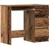 vidaXL Scrivania Legno Antico 90x45x76 cm in Legno Multistrato, scrivania da Ufficio, scrivania da Studio, vidaXL