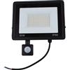 ISKDJBJG Faretto A LED con Sensore da 50W, Proiettore Ad Induzione IP66 Impermeabile, Ideale per Illuminazione Stradale, Piazza e All'Aperto.