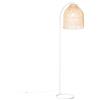 Qazqa sam - Lampada da terra rustico - 1 luce - L 55 cm - Bianco - rustico - Soggiorno I Camera da letto I Sala da Pranzo I Cucina