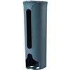 Generic Contenitore per sacchetti della spazzatura, dispenser autoadesivo per sacchetti della spesa, organizer per biancheria intima a parete, organizer in plastica per biancheria intima con coperchio (L, blu