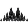 LEMAX - Assorted Pine Trees - Set of 21