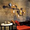 LONCHAN Retro Industriale Lampada Parete Nostalgia Epoca Applique Della Lampada Tubo Acqua E27*5 Metallo Luci Pendenti Metallo Appeso Camera Letto Studio Illuminazione Ciondolo Bar Restaurant Cafe Lampadario
