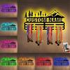 ASD Jewerly Nome personalizzato metallo maratona Medaglia Hanger Holder Display Rack per premi nastri con luce LED, supporto medaglia sport personalizzato per parete, medaglia Hanger Display Award Rack