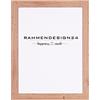 Rahmendesign24 Cornice portafoto Milano 70 x 90 cm, cornice intercambiabile, per foto, poster e puzzle, colore rovere naturale